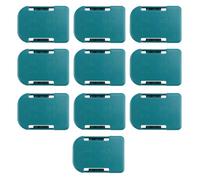 Cpolebev 10Pcs Battery Storage Rack Battery Holder Case for 18V Fixing Devices(Blue)