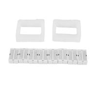Cpolebev 10Pcs Cat Water Fountain Replacement Filters, for Ceramic Pet Drinking Fountain Stainless Steel Pet Water Fountain