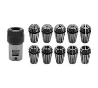 Cpolebev 10Pcs Er16 Spring Collet + Motor Shaft 8Mm Extension Rod Holder CNC Milling Lathe Tool Engraving Machine