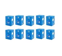 Cpolebev 10pcs for V6 PT100 Heated Block Silicone Sock Cover for 3D Printers Enhanced Heat Retention & Protection B