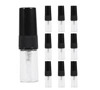 Cpolebev 10Pcs Mini Portable Glass Perfume Bottle Travel Size Empty Perfume Glass Bottles(2Ml)