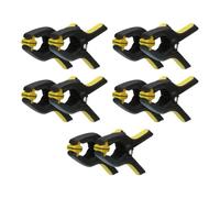 Cpolebev 10pcs Mobile Phone Flat Plastic Fixer Clip Maintenance Fixture Tool Screen Warping Glue Fixing Clip