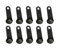 Cpolebev 10Pcs Rw1990 Rewritable RFID Tm Touch Memory Key Ibutton Information Button Electronic Smart Key Card