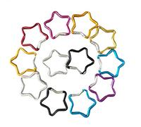 Cpolebev 10Pcs Water Bottle Hanging Buckle Carabiner Travel Accessories Five-Pointed Star