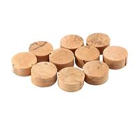 Cpolebev 10Pcs Water Key Water Key Spit Valve Cork Pad For Trumpet Trombone Repair Accessories Diameter 9Mm Thickness 4Mm