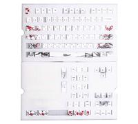 Cpolebev 110 Keys PBT Keycap Dye-Sublimation Cherry Profile Key Cap DIY Mechanical Keyboard Keycap Set Japanese