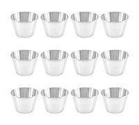Cpolebev 12 Pack Stainless Steel Condiment Sauce Cups,Commercial Grade Dipping Sauce Cups,Ramekin Condiment Cups Portion Cups