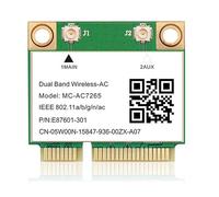 Cpolebev 1200Mbps Bluetooth 4.2 Wifi Card Mini PCI-E Wifi Card -AC7265 Wireless Network Card 7265 802.11ac 2.4G 5Ghz for Laptop 7260HMW