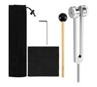 Cpolebev 128 Hz Tuning Fork Weighted Bio-Acoustic Tuning Fork for Therapy 128 Hz Acoustic Slider Tuning Fork