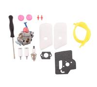 Cpolebev 128LD Carburetor Air Filter Tool Fuel Line Filter Tune Up Kit for Trimmer Edger 28Cc 128C 128L 128R