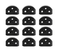 Cpolebev 12Pcs Classical Guitar Rollers String Trees Retainer Guides Guitar String Locks Nut Block Clamp, Black