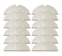 Cpolebev 12Pcs Mop Cloths Rags Accessories for S5 Max S6 Pure S6 MaxV S5 S51 S50 S55 E25 E35 Vacuum Cleaner Parts