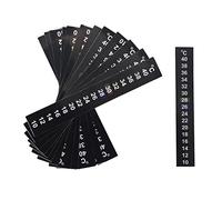 Cpolebev 12Pcs Portable Fish Tank Aquarium Stick-on Thermograph Temperature Measure Celsius Thermometer Sticker