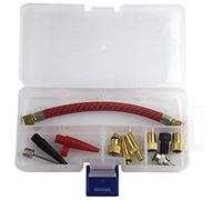 Cpolebev 12Pcs/Set Airbed Pump Hose Adapter Nozzle Valve Air Hose Inflating Needles Bike Pump Inflator Connector Bike Tools