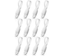 Cpolebev 12Pcs Silicone Cord Holder for Appliances, Self Adhesive Kitchen Appliance Cord Transparent