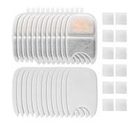 Cpolebev 12Set Replacement Filters&Sponges for 135 Fl Oz/4L Cat Water Fountain Filter Triple Filtration Pet Fountain Filter