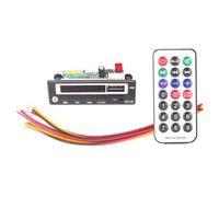 Cpolebev 12V Bluetooth 5.0 MP3 Player Wireless Receiver MP3 Decoder Board Car FM Radio Module TF USB 3.5mm AUX Audio Adapter,