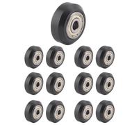 Cpolebev [13Pcs/Pack 3D Printer POM Pulley Wheels 625Zz Linear Bearing Ulley Passive Round Wheel Roller for CR10, 3