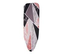 Cpolebev 140x49CM Fabric Marbling Ironing Board Cover Protective Iron Folding for Ironing Cloth Guard Protect Delicate Garment Easy Fitted 1