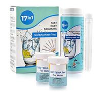Cpolebev 17-in-1 Complete Water Test Kit 100 Strips + 2 Water Testing Kits Water Testing Kits for Home, for Drinking Water Easy Testing, PH, Lead