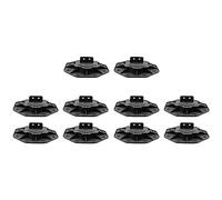 Cpolebev 18-30mm Adjustable Feet Deck Bearing for Deck Substructure WPC Ceramic Stone Concrete Floor Tiles High Load Capacity