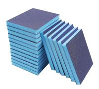 Cpolebev 18PCS 60-200 Grit Sanding Sponge Sanding Block Set Wet Dry, Reusable and Washable Sanding Blocks for Wood, Rust Removal