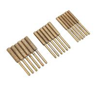 Cpolebev 18PCS Diamond Chainsaw Sharpener Bits, Diamond Stone Chain Saw Chainsaw Sharpener for Polishing Chain Grinding Tool