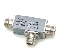 Cpolebev 1MHZ-1000MHz SWR Bridge Reflection Bridge Standing Wave Directional Bridge Fit For Antenna Network Measurement (A)