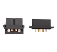 Cpolebev 1Pair Lithium Battery Box Power Discharge Connector 6 Pins Male Plug and Female Plug,E-Bike Parts Power Plug for Hailong Easy Install
