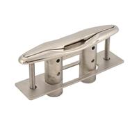 Cpolebev 1Pc Marine 316 Stainless Steel Boat Pull Up Flush Mount Lift Cleat Bolts Yacht Boats Accessories 5 Inch