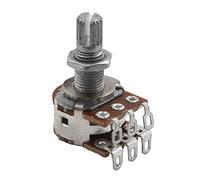 Cpolebev 1Pc MN500K Dual Blend Balance Potentiometer(POT) Guitar Bass Volume Tone Control Switch