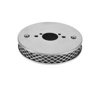 Cpolebev 1PCS Car Chrome Pancake High Air Flow Air Filter for All 1.25 Inch SU HS2 Carburettors 14X3cm