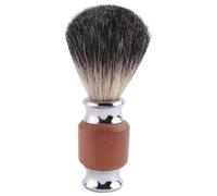 Cpolebev 1Pcs Pure Hair Beard Brush Men's Shaving Brush with Wooden Handle Supply Various Hair Razors