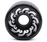 Cpolebev 1PCS Skateboard Wheels 70mm 82A PU,70x51mm, Professional Frosted Wheels for Longboard and Cruiser,Black