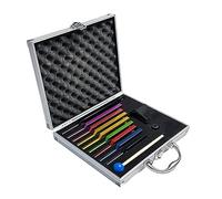 Cpolebev 1Set 9 Tuning Forks for Healing, Sound Healing Body Retention with Aluminum Gift Box Tuning Fork Set Chakra Tuning Fork Set