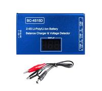 Cpolebev 1Set BC-4S15D Battery Lipo Li-Ion Balance Charger Voltage Detector LCD Digital Display Balance Charger for RC Battery