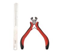 Cpolebev 1Set Guitar Fret Puller Protect Fretboard Steel Plate Kit Ground Flush Pliers String Cutter For Guitar Parts Accessories
