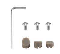 Cpolebev 1Set Scooter Rear Back Mudguard Screw Rubber Cap Screw Plug Cover for M365 Electric Scooter Parts(Gray)