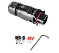 Cpolebev 1Set Solar PV Connector Plug Waterproof IP68 4000V 40A Fit for Solar PV System Panel Parallel Protection Kit LY01-Male