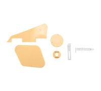 Cpolebev 1Set Yellow Pickguard Cavity Switch Covers Pickup Selector Plate Bracket Screws Fit Guitar Style Kit