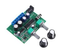 Cpolebev 2.1 Channel Class D HiFi Power Amplifier Board 25W+6W+6W Sound Amp Volume Control for Speaker Subwoofer Home Theater