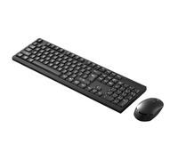 Cpolebev 2.4G Wireless Keyboard & Mouse Set for Work Office Gaming Keyboard PC Accessories