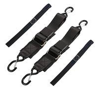 Cpolebev 2-Pack Boat Trailer Transom Tie-Down Straps,2in x 4Ft Adjustable Transom Straps with Quick Release Buckle