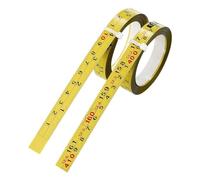 Cpolebev 2 Packs Steel Self-Adhesive Measuring Tape, Right to Left Reading 410cm or 161-Inch Imperial and Metric Ruler Tape