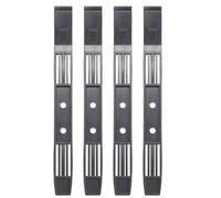 Cpolebev 2 Pair Hard Drive Rails Chassis Cage Accessories Drive Bay Slider Plastic Rails for 3.5 to 5.25 Hard Drive Tray