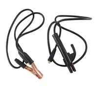 Cpolebev 2 Pcs 300A 1.5M Electrode Holder Stick Welders/Ground Clamp Set Welding Rod Clamping Tool 300 Amp Solder Leads Kit