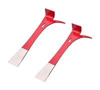 Cpolebev 2 Pcs Bee Hive Box Scraper Knife Bee Hive Scraper 3 in 1 Stainless Steel Bee Hive Tool with J Hook, for Beekeepers
