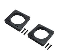 Cpolebev 2 Pcs CNC Engraving Machine Diameter 80mm Spindle Motor Fixture Aluminum Support Mounting Base Bracket(80mm)