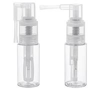 Cpolebev 2 Pcs Glitter Duster Sprayer Transparent Craft Glitter -Bottle Empty Multi-Purpose Empty Plastic -Bottle 50ml