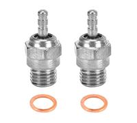 Cpolebev 2 Pcs Glow Plugs Hot Spark Engine Parts Accessories for Nitro Truck Replace OS RC Car 70117, N4
